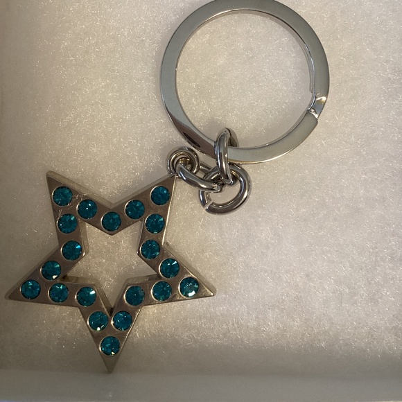 Coach Accessories - Coach star shape with crystals keychain